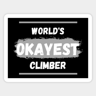 World's okeyest climber Magnet